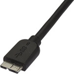 StarTech.com 15cm 6in Short Slim SuperSpeed USB 3.0 A to Micro B Cable - M/M - 1 x Type A Male USB - 1 x Micro Type B Male USB - Nickel Plated - Black