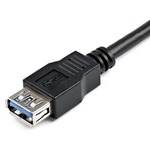 StarTech.com 2m Black SuperSpeed USB 3.0 Extension Cable A to A - M/F - 1 x Type A Male USB