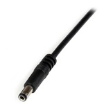 StarTech.com 2m USB to Type N Barrel Cable - USB to 5.5mm 5V DC Power Cable - Black