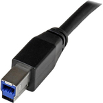 StarTech.com 5m 15 ft Active USB 3.0 USB-A to USB-B Cable - M/M - USB A to B Cable - USB 3.1 Gen 1 5 Gbps - 1 x Type A Male USB - 1 x Type B Male USB - 640 MB/s -