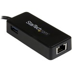 StarTech.com USB-C to Gigabit Network Adapter with Extra USB Port