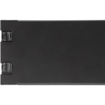 StarTech.com 2U Blank Panel with tool-less installation - Server Rack Filler Panel - Aluminium - Black