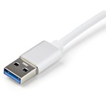 StarTech.com USB 3.0 to Gigabit Network Adapter - Silver - Sleek Aluminum Design Ideal for MacBook, Chromebook or Tablet - USB 3.1 - 1 Ports - 1 - Twisted Pair