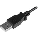 StarTech.com 1m 3 ft Left Angle Micro-USB Charge-and-Sync Cable M/M - USB 2.0 A to Micro-USB