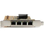 StarTech.com 4-Port PCI Express Gigabit Network Adapter Card