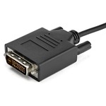 StarTech.com 1m / 3 ft USB-C to DVI Cable - USB 3.1 Type C to DVI - 1920 x 1200 - Black - 3.3 ft. / 1 m USB C to DVI cable and adapter in one - 1920 x 1200 DVI cable
