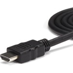 StarTech.com 3ft USB-C to HDMI Cable - USB Type-C to HDMI Adapter Cable - 4K 30Hz - Black CDP2HDMM2MB - Eliminate clutter by connecting your USB Type-C computer di