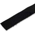 StarTech.com Hook-and-Loop Cable Management Tie - 50 ft. Bulk Roll - Black - Cut-to-Size Cable Wrap / Straps HKLP50 - Organize the cables in your server rack or ca
