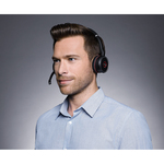 Jabra EVOLVE 75 MS Wireless Over-the-head Stereo Headset - Circumaural - 3048 cm - Bluetooth - 20 Hz to 20 kHz - Noise Canceling