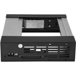 StarTech.com 5.25 to 3.5 Hard Drive Hot Swap Bay - Trayless - Aluminum - For 3.5inch SATA/SAS Drives - Front Mount - SAS/ SATA Backplane - 1 x HDD Supported - 1 x 3.5inch