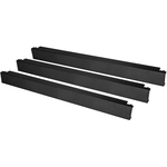 StarTech.com 1U Blanking Panels - Tool Less Blank Rack Panel - Blank Rack Panels - Filler Panels - 10 Pack - Plastic - Black - 1U Rack Height - 10 Pack - 33 mm Heigh