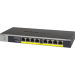 Netgear GS108LP 8 Ports Ethernet Switch - 2 Layer Supported - Twisted Pair - Wall Mountable, Desktop, Rack-mountable