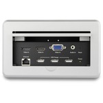 StarTech.com Conference Table Connectivity Pop up Box with AV and Data Ports - HDMI, VGA, DisplayPort to 4K HDMI Output BOX4HDECP2 - Conference Table Connectivity