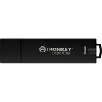 Kingston IronKey D300 D300S 4 GB USB 3.1 Flash Drive - Anthracite - TAA Compliant