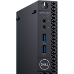 Dell OptiPlex 3000 3070 Desktop Computer - Core i3 i3-9100T - 4 GB RAM - 500 GB HDD - Micro PC - Black