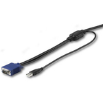 StarTech.com 10 ft. 3 m USB KVM Cable for StarTech.com Rackmount Consoles - VGA and USB KVM Console Cable RKCONSUV10 - First End: 1 x 14-pin HD-15 - Male - Secon