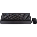 V7 CKW300UK Keyboard Andamp; Mouse - QWERTY - English UK - Wireless RF 2.40 GHz - Keyboard/Keypad Color: Black