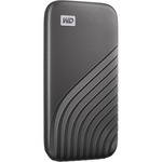 WD My Passport WDBAGF0010BGY-WESN 1 TB Portable Solid State Drive - External - Space Gray - USB 3.2 Gen 2 Type C - 1050 MB/s Maximum Read Transfer Rate