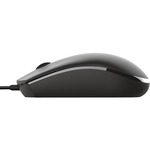 Trust TM-101 Mouse - USB 2.0 - Optical - 3 Buttons - Black - Cable - 1200 dpi - Scroll Wheel - Symmetrical