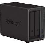 Synology DiskStation DS723plus 2 x Total Bays SAN/NAS Storage System - AMD Ryzen R1600 Dual-core 2 Core - 2 GB RAM - DDR4 SDRAM Desktop - Serial ATA Controller - RAID