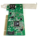 StarTech.com 1 Port eSATA plus 1 Port SATA PCI SATA Controller Card w/ LP Bracket - 1 x 7-pinFemale Serial ATA/150 External SATA