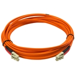 StarTech.com 5m Multimode 50/125 Duplex Fiber Patch Cable LC - LC - 2 x LC Male Network - Orange