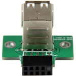 StarTech.com 2 Port USB Motherboard Header Adapter - 1 x IDC Female - 2 x Type A Female USB