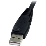 StarTech.com 6ft 4-in-1 USB DisplayPort KVM Switch Cable w/ Audio Andamp; Microphone