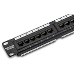 TRENDnet TC-P24C5E 24 Ports Network Patch Panel - 24 x RJ-45 - 24 x RJ-11