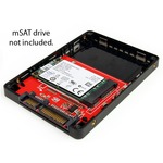 StarTech.com 2.5in SATA to Mini SATA SSD Adapter Enclosure - 1 x Total Bay - 1 x 2.5 Bay - Serial ATA