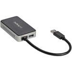 StarTech.com USB 3.0 to DVI External Video Card Multi Monitor Adapter with 1-Port USB Hub - 1920x1200 - 1920 x 1200 - 1 x Total Number of DVI - PC - 1 x Monitors Sup