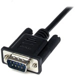 StarTech.com 2m Black DB9 RS232 Serial Null Modem Cable F/M - 1 x DB-9 Male Andamp; 1 DB-9 Female Serial