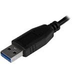 StarTech.com Portable 4 Port SuperSpeed Mini USB 3.0 Hub - Black - 4 Total USB Ports - 4 USB 3.0 Ports