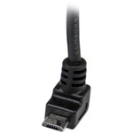 StarTech.com 1m Micro USB Cable - A to Up Angle Micro B - 1 x Type A Male USB - Black