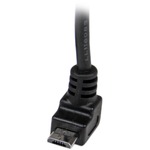 StarTech.com 2m Micro USB Cable - A to Up Angle Micro B, 1x Type A Male, 1x Type B Male Micro USB