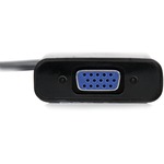 StarTech.com Micro HDMI to VGA Adapter Converter, 1920x1200 - 1x HDMI Micro Type D Male Digital Audio/Video