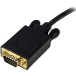 StarTech.com 10 ft DisplayPort to VGA Adapter Converter Cable - DP to VGA 1920x1200 - Black