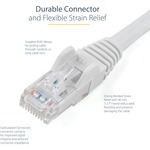 StarTech.com 3m White Gigabit Snagless RJ45 UTP Cat6 Patch Cable - 3m Patch Cord - 1 x RJ-45 Male Network