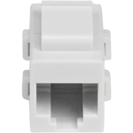 StarTech.com White Cat 6 RJ45 Keystone Jack Network Coupler - F/F - 1 x RJ-45 Female Network - White