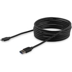 StarTech.com 3m 10ft Slim SuperSpeed USB 3.0 A to Micro B Cable - M/M - 1 x Type A Male USB - 1 x Type B Male Micro USB - Nickel Plated - Black