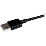 StarTech.com 1m Lightning or 30-pin Dock or Micro-USB to USB Cable Black