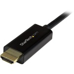 StarTech.com DisplayPort to HDMI converter cable - 6 ft 2m - 4K - 1 x DisplayPort Male Digital Audio/Video