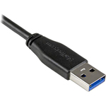StarTech.com 2m 6 ft Slim Micro USB 3.0 Cable - M/M - USB 3.0 A to Right-Angle Micro USB - USB 3.1