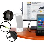 StarTech.com 6 ft 2m Mini DisplayPort to VGA Adapter Cable with Audio - Mini DP to VGA Converter