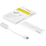 StarTech.com USB 3.0 to Gigabit Network Adapter - Silver - Sleek Aluminum Design Ideal for MacBook, Chromebook or Tablet - USB 3.1 - 1 Ports - 1 - Twisted Pair