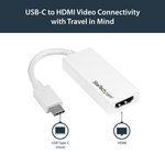 StarTech.com White USB-C to HDMI Adapter