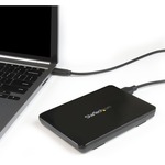 StarTech.com USB 3.1 10Gbps Tool-Free Enclosure for 2.5in SATA SSD/HDD - USB-C