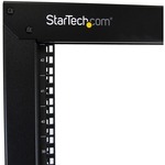 StarTech.com 2-Post Server Rack with Sturdy Steel Construction and Casters - 42U - Steel