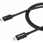 StarTech.com 1m Thunderbolt 3 20Gbps USB-C Cable - Thunderbolt, USB, and DisplayPort Compatible