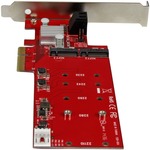 StarTech.com 2x M.2 NGFF SSD RAID Controller Card plus 2x SATA III Ports - PCIe - Two Slot PCI Express M.2 RAID Card plus Two SATA Ports - RAID Supported - 0, 1, 10,